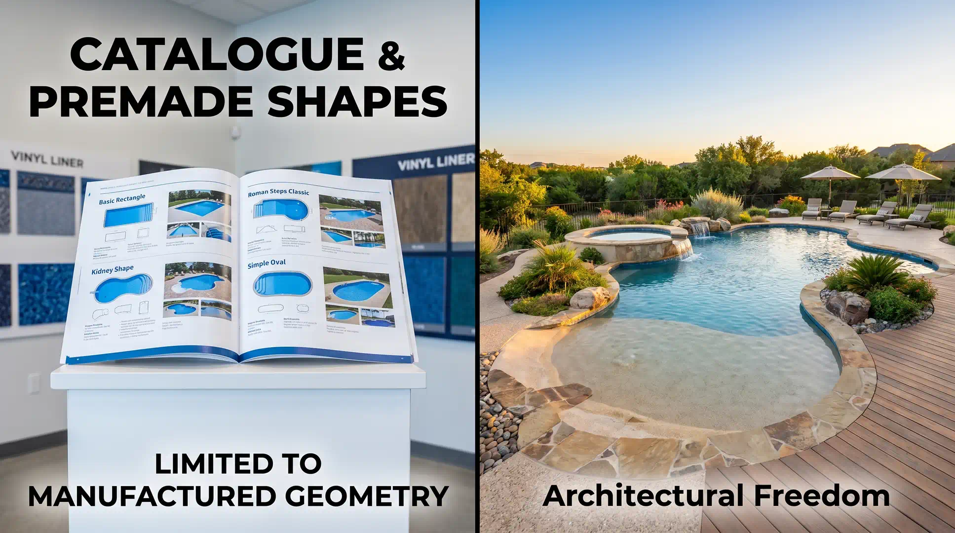 Liner pool vs Concrete