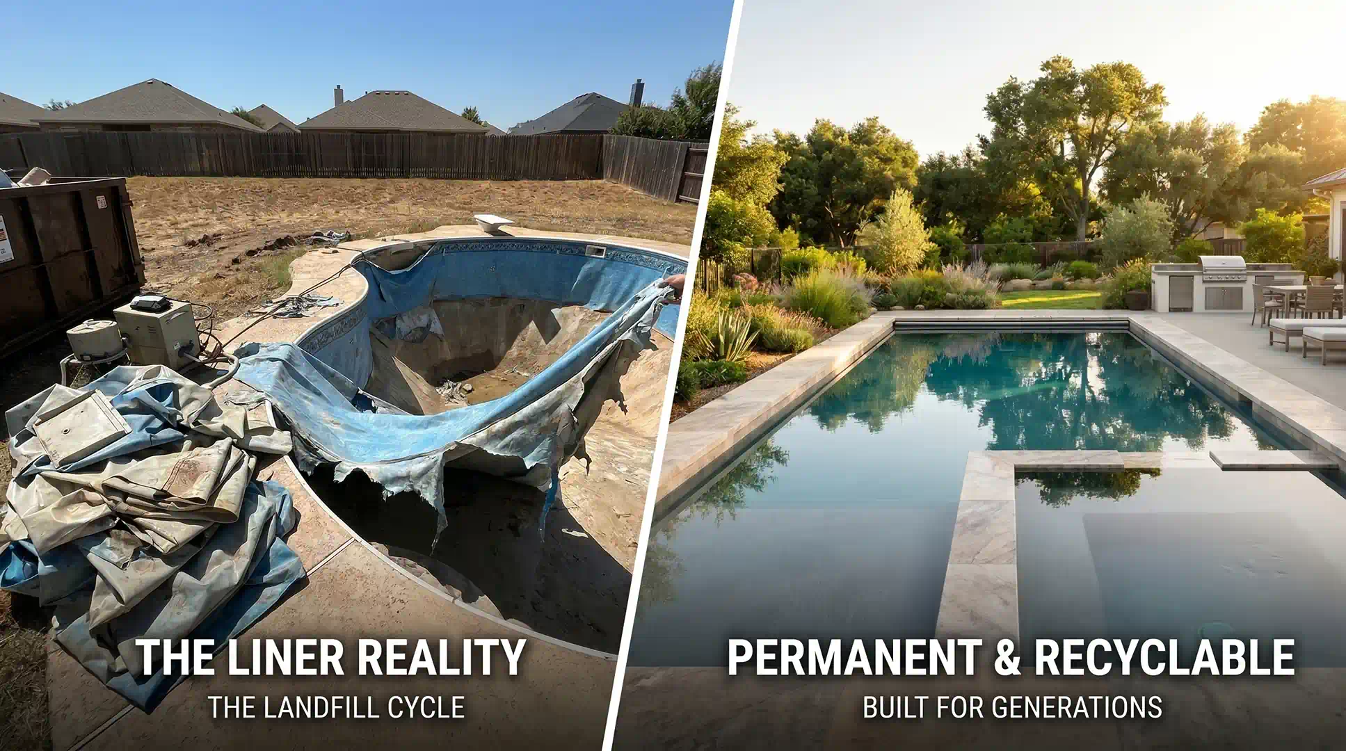 Liner pool vs Concrete