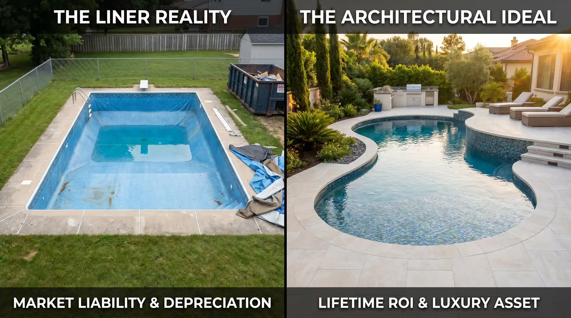 Liner pool vs Concrete