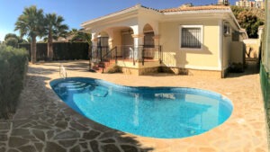 Kidney shape swimming pool in Alicante